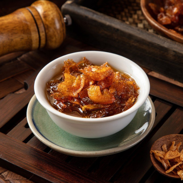 Gạch cua chưng hành